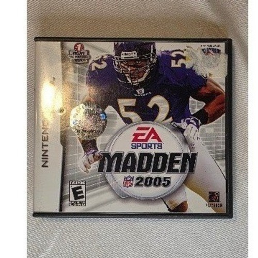 Madden NFL 2005 Nintendo DS Game CIB Ray Lewis Cover EA Sports
